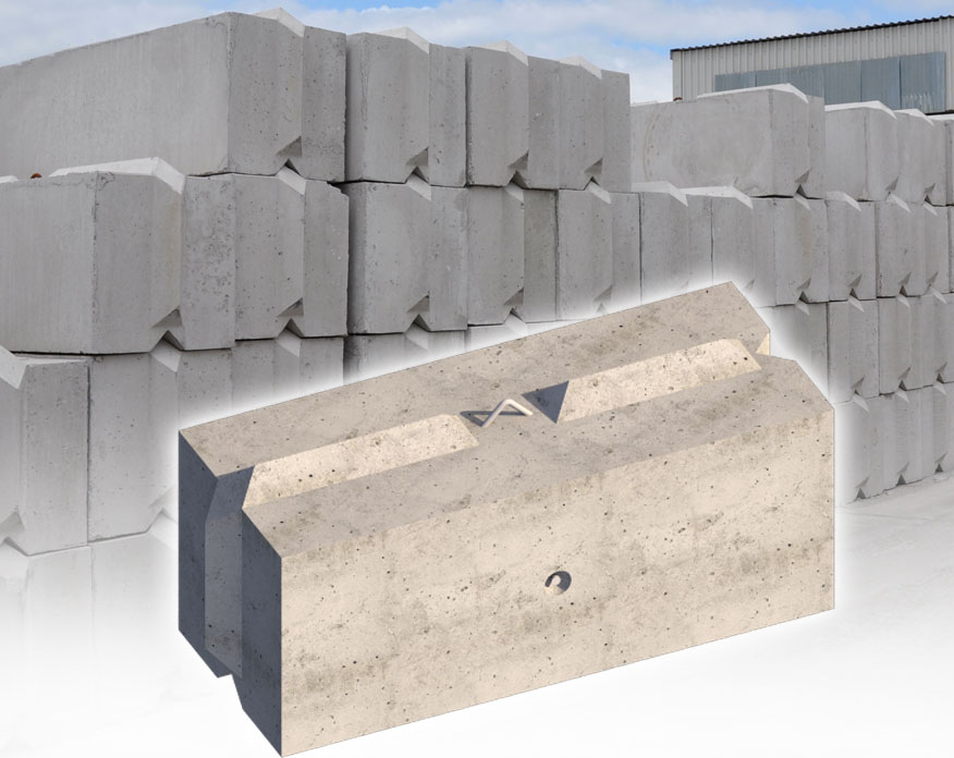 concrete interlocking retaining wall blocks
