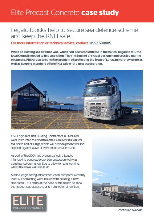 Elite Case Study - Largs Sea Defence