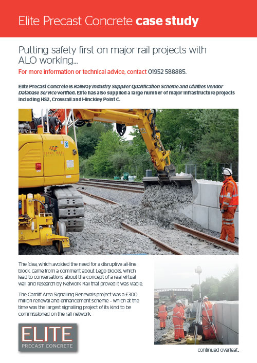 Case Study - Putting safety first on major rail projects with ALO working...