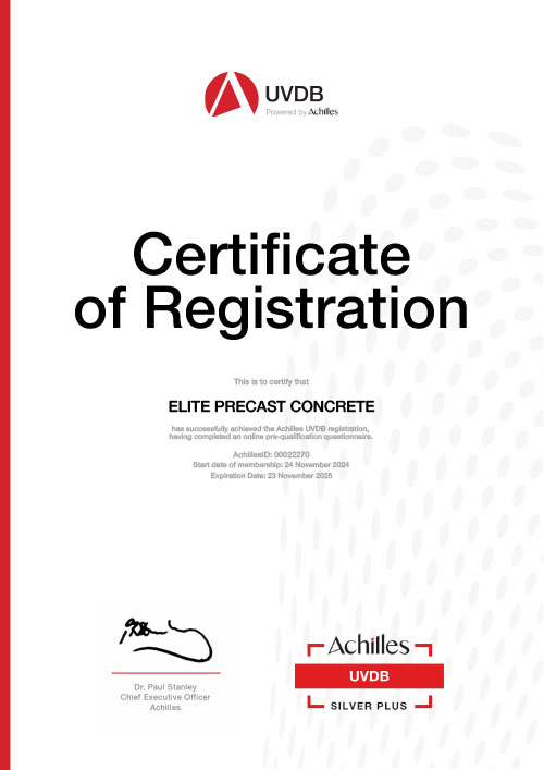 Achilles Certificate of Registration 2024-2025