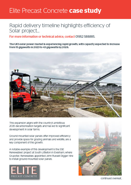 Rapid delivery timeline highlights efficiency of Solar project...