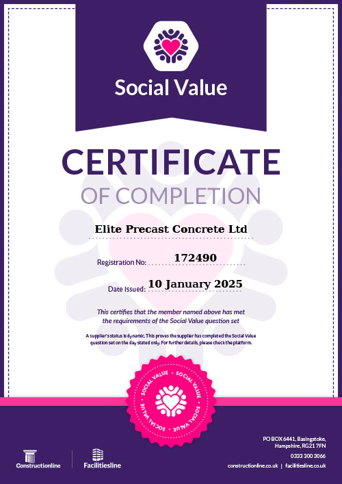 Social Value Certificate 2025